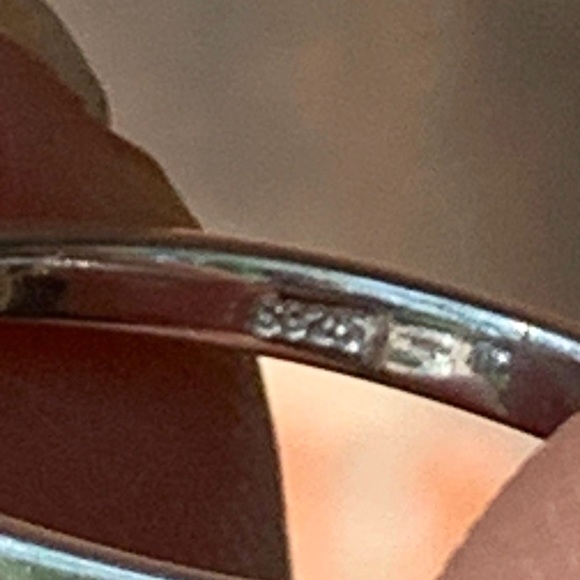 Natural 925 Silver Ring With CZ - Picture 11 of 11